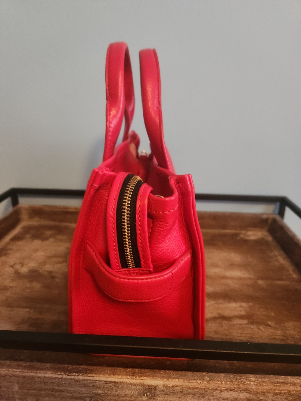 Marc Jacobs Red The Tote Bag - Leather Satchel In Sought After Red - Picture 2 of 7